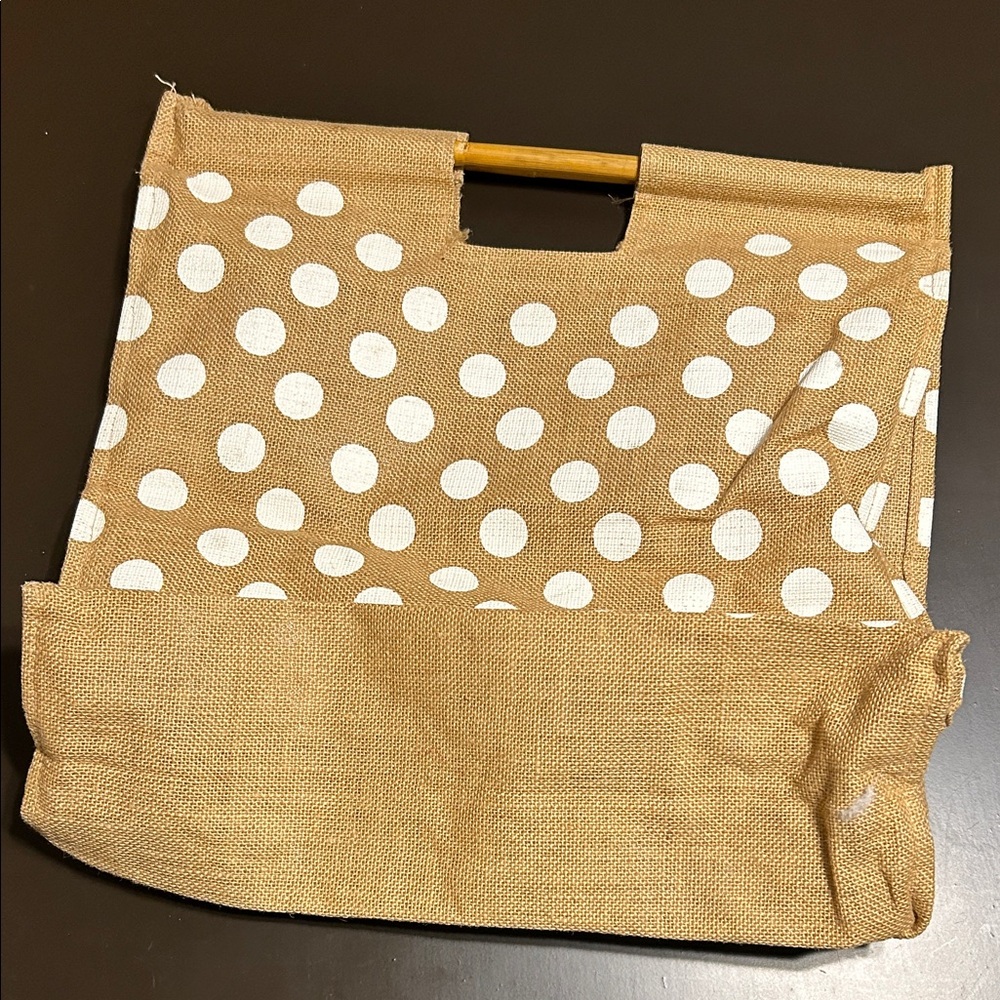Polka Dot Tan Women's Bag
